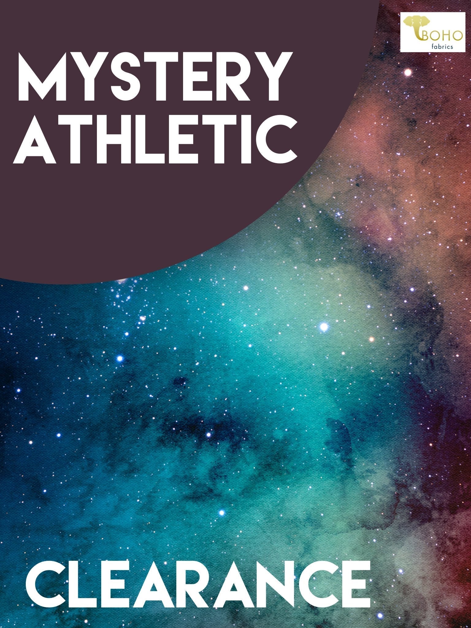 10/29/2024 Fabric Happy Hour! Mystery Athletic Clearance Bundle! - Boho Fabrics - Athletic Knit Fabric
