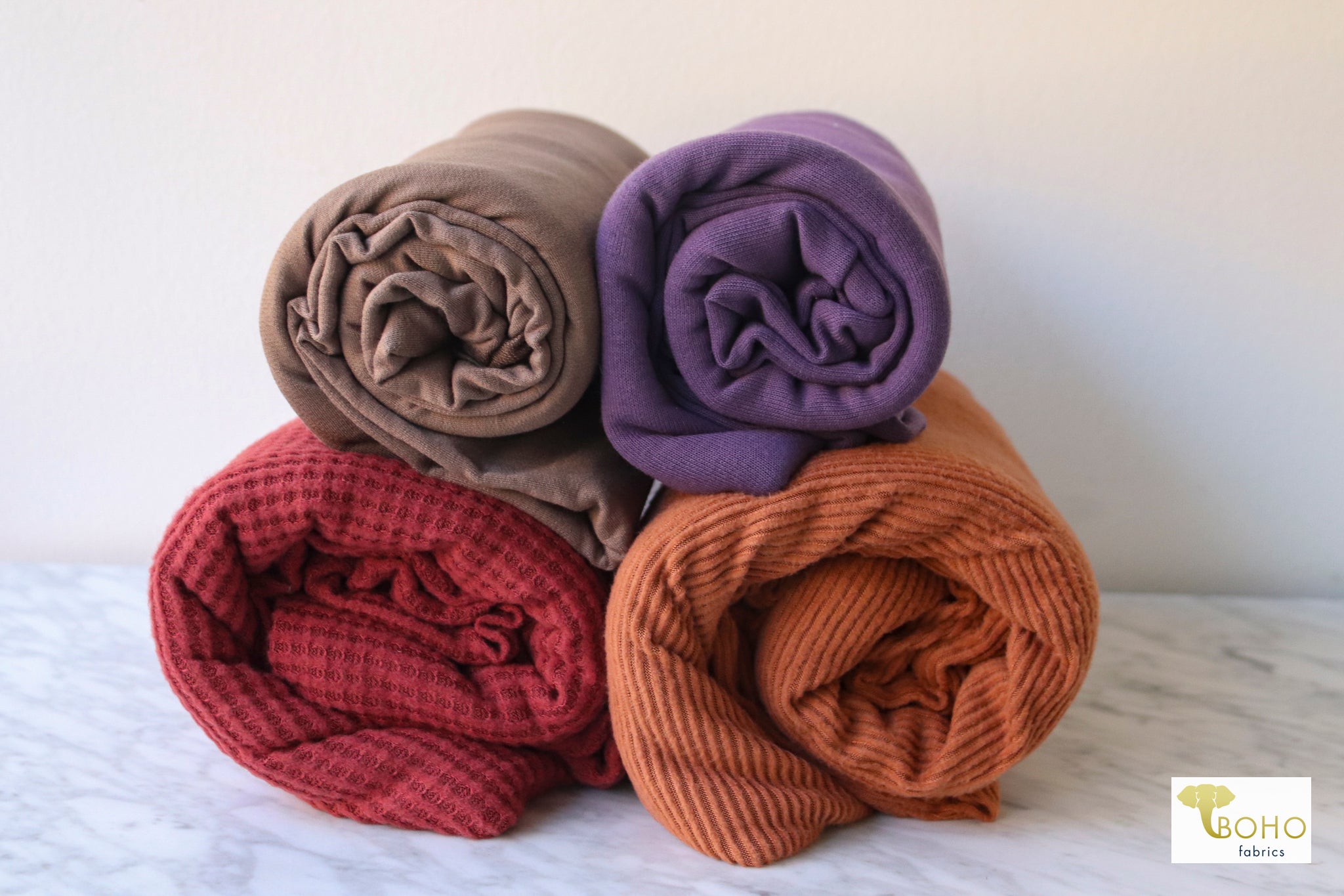 10/30/2024 Fabric Happy Hour! Autumn Jewels, Knit Bundle. READY TO SHIP! - Boho Fabrics - Fabric Bundles