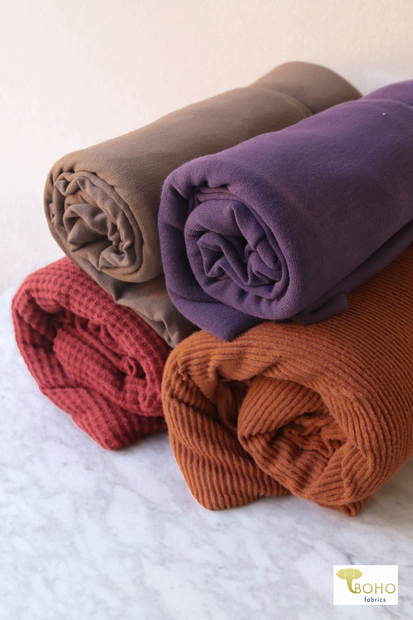 10/30/2024 Fabric Happy Hour! Autumn Jewels, Knit Bundle. READY TO SHIP! - Boho Fabrics - Fabric Bundles