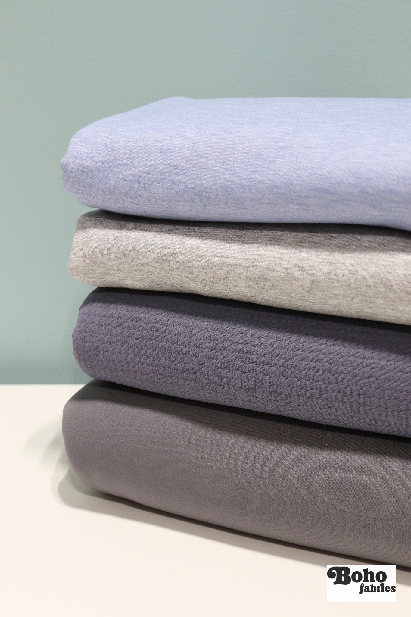 12/05/2025 Fabric Happy Hour, Periwinkle Ice, Knit Bundle - Boho Fabrics - Fabric Bundles