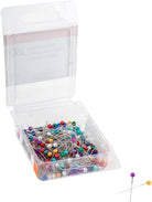 150 Pearlized Head Pins , Size 20 - 1.25” (32mm) by Singer - Boho Fabrics - Pins