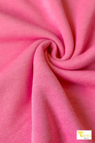 1x1 Rib Knit, Cotton Candy Pink. SOLD BY THE HALF YARD! - Boho Fabrics