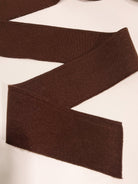 2 5/8" Warm Brown, Cuff/Ribbing. Sold per package of 1.5 yards - Boho Fabrics - Rib Solid, Knit Fabric