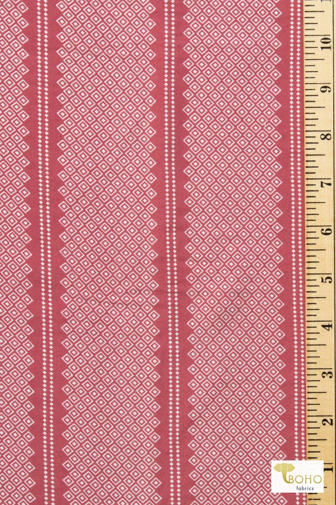 2 Yard & 3 Yard Precuts!  Diamond Luxe in Pink, Georgette Woven Fabric - Boho Fabrics - Georgette, Woven
