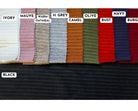 2 Yard- Last Cuts! Heavy Rib: Warm Oatmeal Luxe Sweater Knit Fabric. 460 GSM - Boho Fabrics