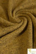 2 Yard- Light Mustard. Brushed Tri Blend Sweater Knit. 769-RYV RICH HB-MSTD-LT - Boho Fabrics