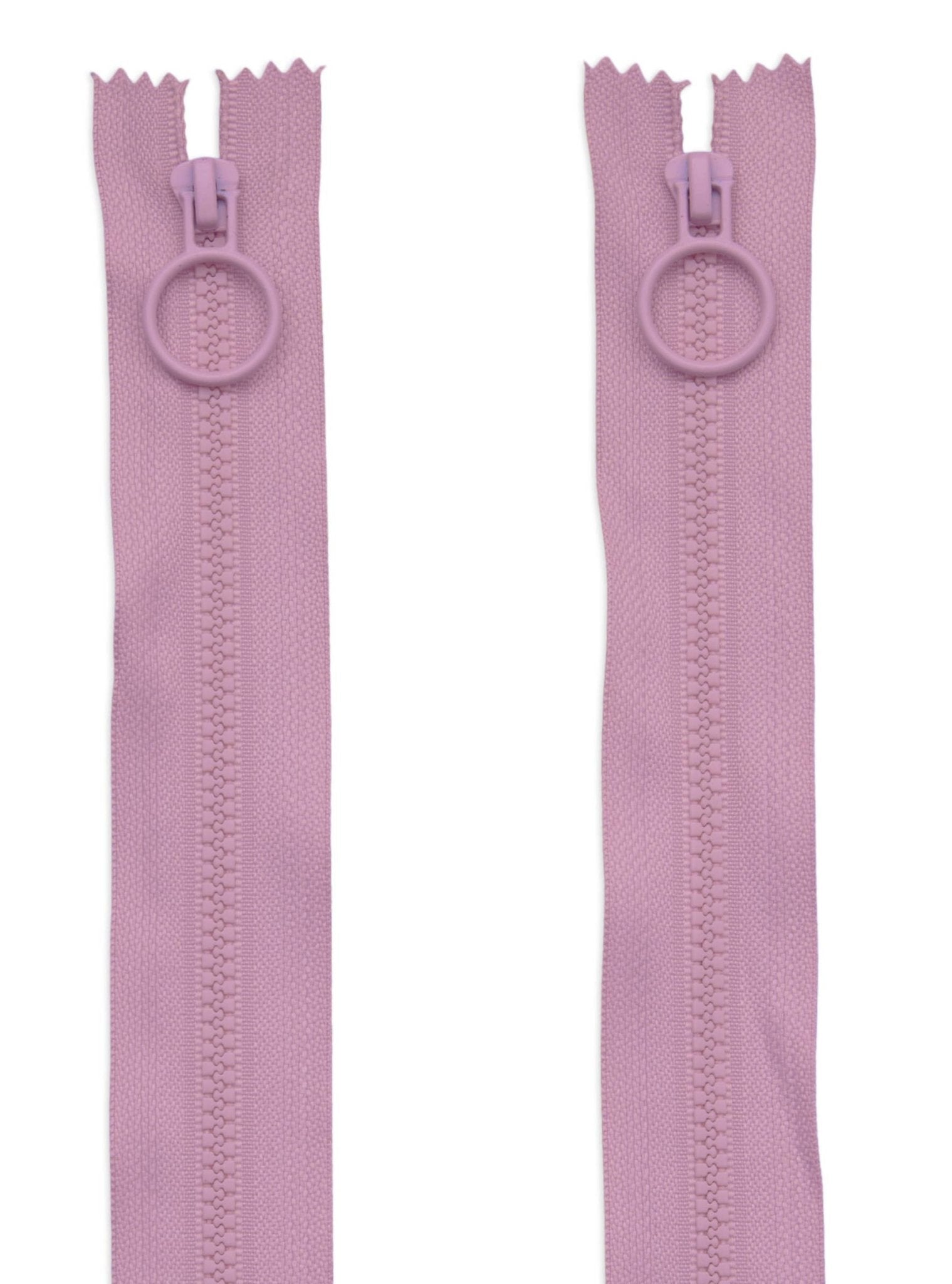 20" Pink Hoop Pull Zipper (2 pk) (ZW6769) - Boho Fabrics - Zippers