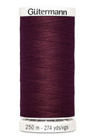 274 yd – Burgundy (450) Gutermann Sew - All Polyester Thread - Boho Fabrics - Thread