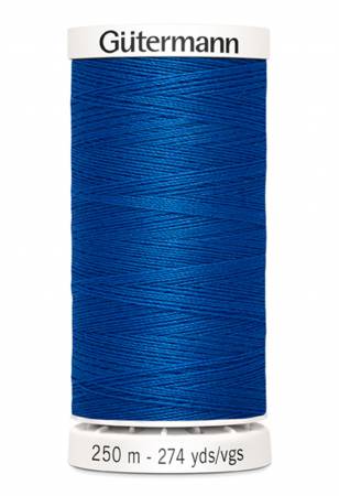 274 yd – Electronic Blue (248) Gutermann Sew - All Polyester Thread - Boho Fabrics - Thread