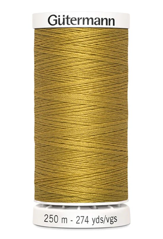 274 yd – Gold (865) Gutermann Sew - All Polyester Thread - Boho Fabrics - Thread