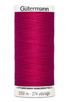 274 yd – Raspberry (345) Gutermann Sew - All Polyester Thread - Boho Fabrics - Thread