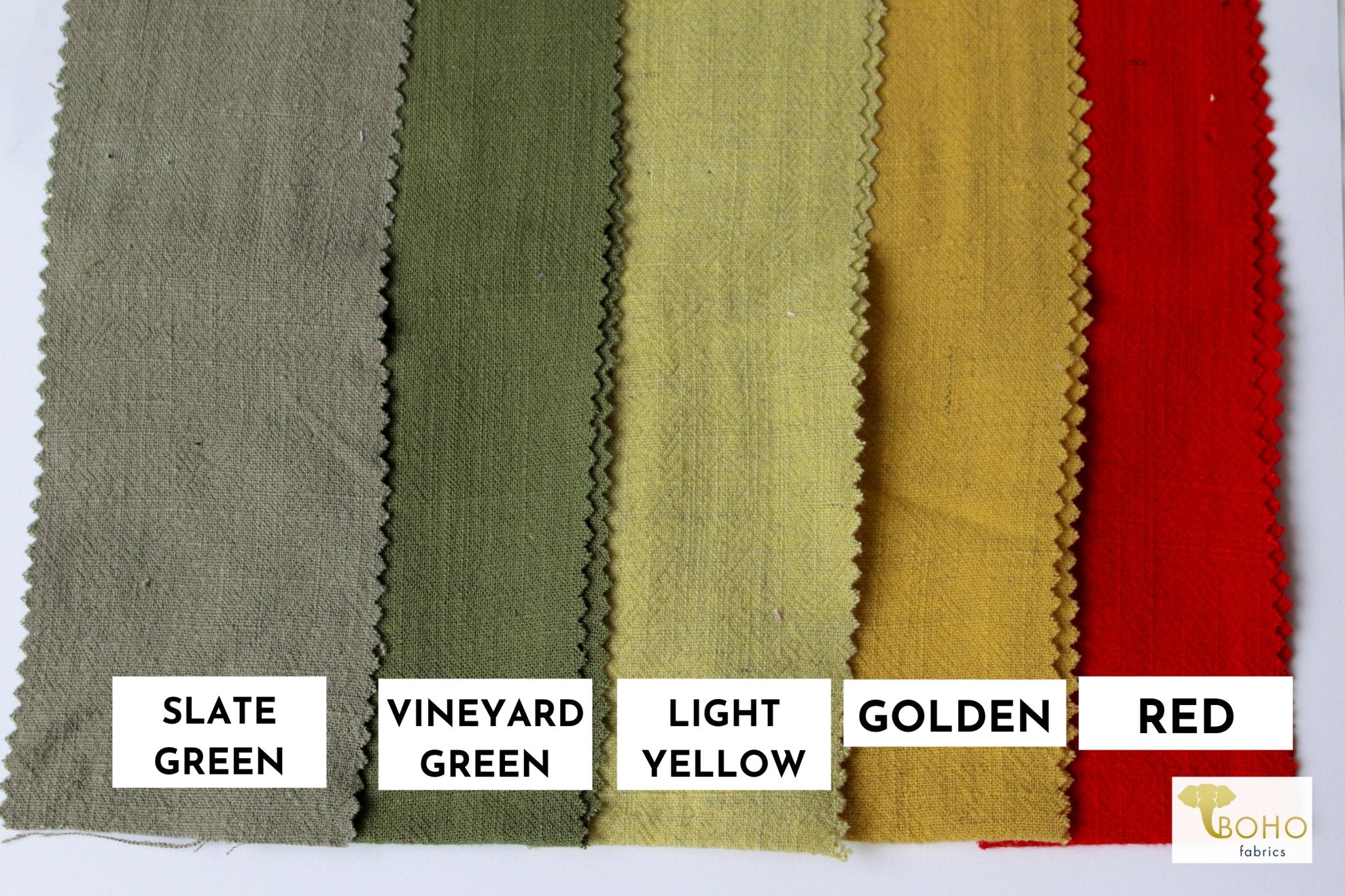 3 Yard PRECUTS - Select Colors Only! Linen Blend Woven Fabric - YEAR END EDIT SPECIAL! - Boho Fabrics - Linen, Woven