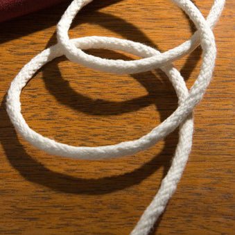 3/16" Natural Cotton Piping Cord by the Yard - Boho Fabrics - Trims