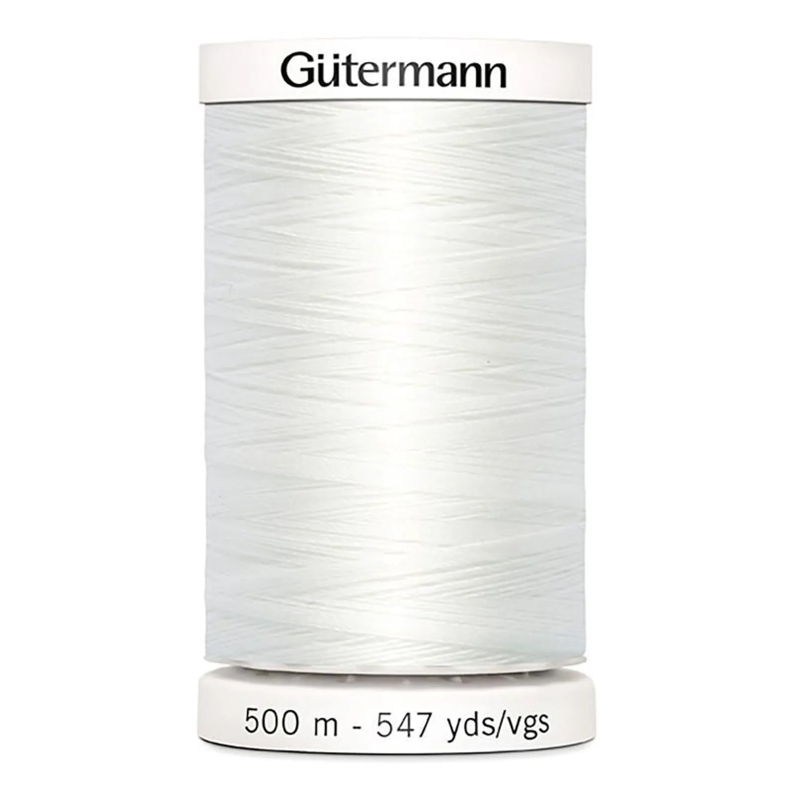 547 yd – White (020) Gutermann Sew - All Polyester Thread - Boho Fabrics - Thread