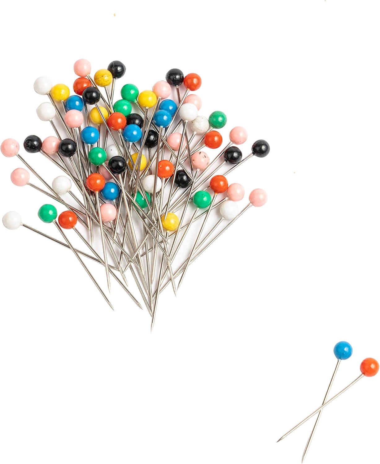 65 Ball Head Straight Pins, Size 17 - 11/16” (27mm) by Singer - Boho Fabrics - Pins