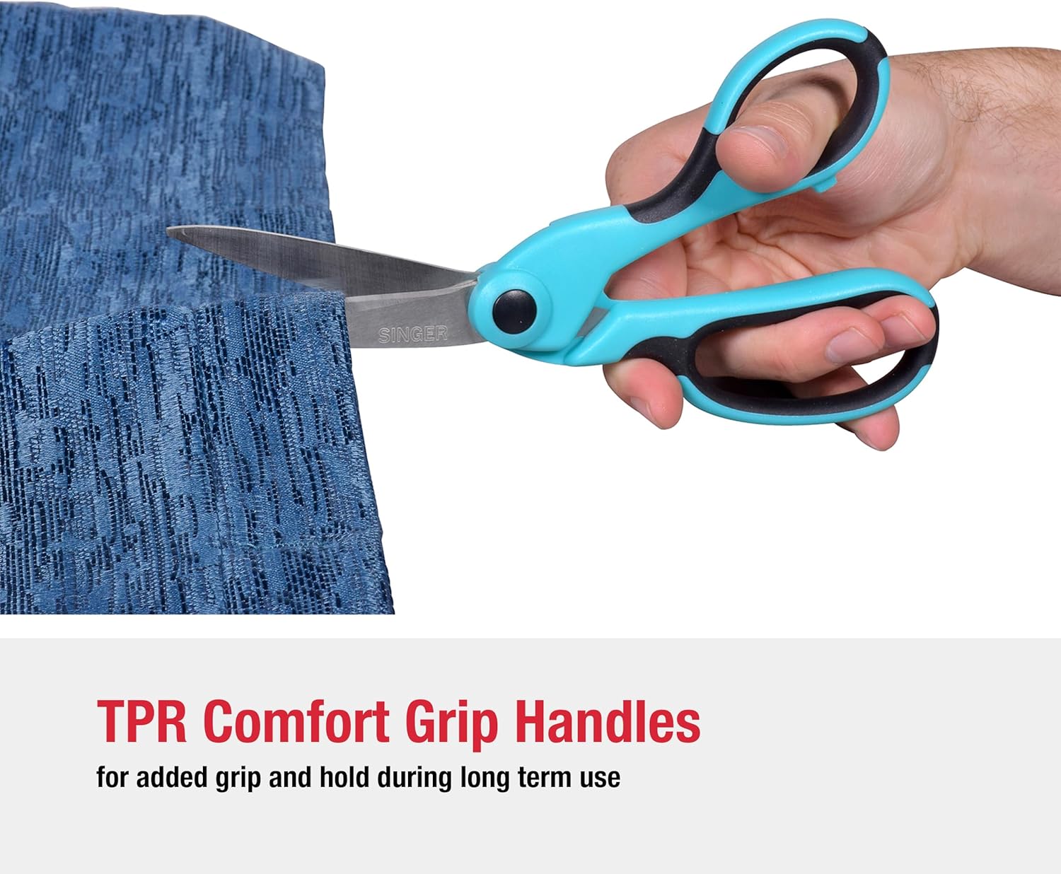 8 - 1/2" Heavy Duty Bent Sewing Scissors by Singer - Boho Fabrics - Cutting Supplies