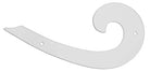 9" (23 cm) Classic Plastic French Curve (No. 17) by Lance - Boho Fabrics - Pattern Supplies