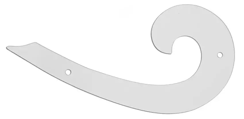 9" (23 cm) Classic Plastic French Curve (No. 17) by Lance - Boho Fabrics - Pattern Supplies