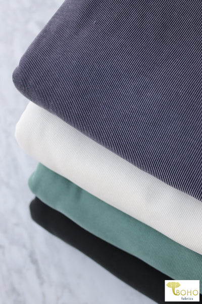 11/08/2023 Fabric Happy Hour!  "Boardwalk" Cupro Rib Solids, Knit Bundle. READY TO SHIP!