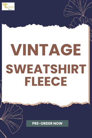Pre-Order! Vintage Sweatshirt Fleece.