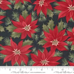 A Christmas Carol Ebony by Moda - 100% Cotton Fabric - 4350 19 - Boho Fabrics - Quilting Cotton, Woven