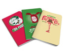 A Christmas Story Pocket Notebook Collection (Set of 3) - Boho Fabrics - 
