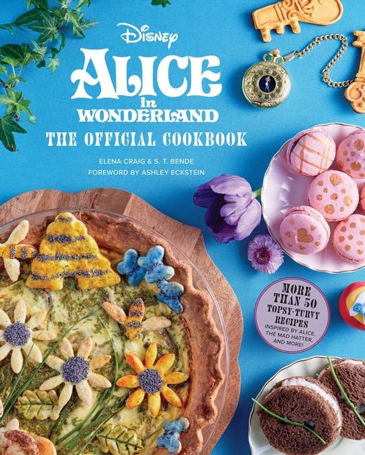 Alice In Wonderland: The Official Cookbook - Boho Fabrics - Books