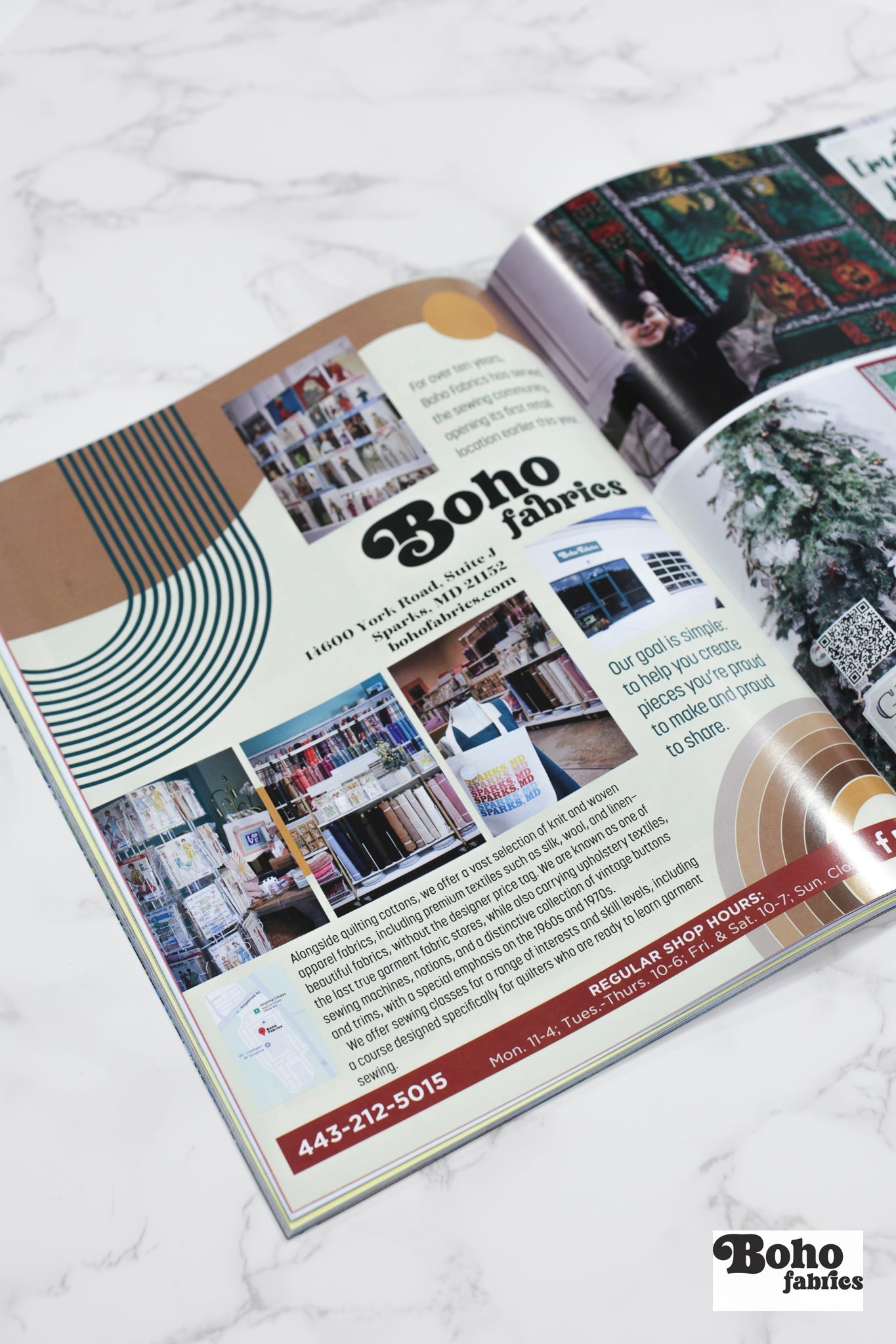 All Mid - Atlantic Shop Hop Magazine 2026 - Boho Fabrics - Books