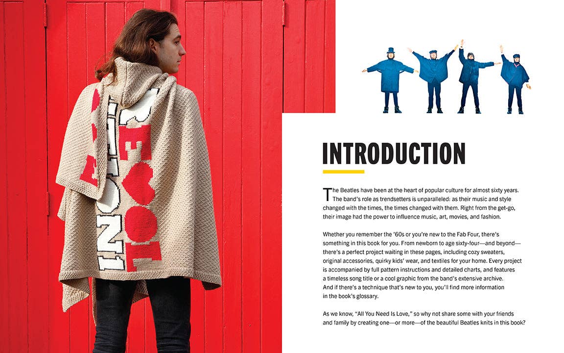 All You Knit Is Love: Beatles Officially Licensed (SALE!) - Boho Fabrics - 