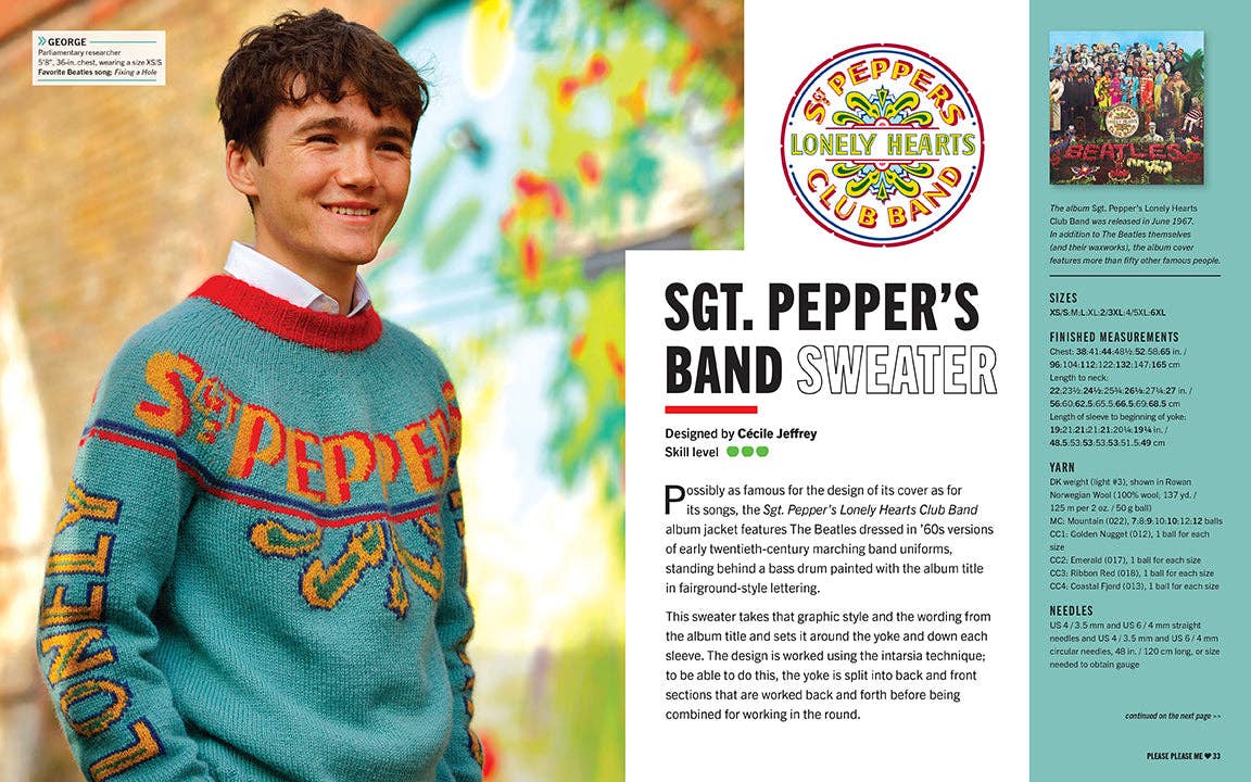 All You Knit Is Love: Beatles Officially Licensed (SALE!) - Boho Fabrics - 