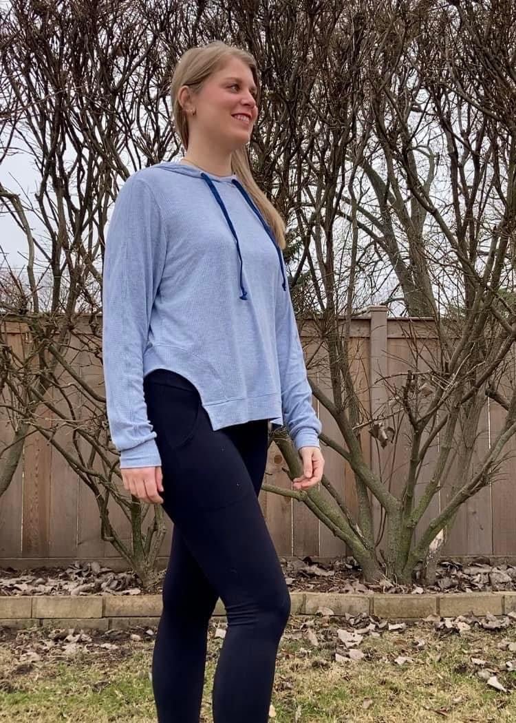 Allure Blue , Rib Knit Fabric - Boho Fabrics