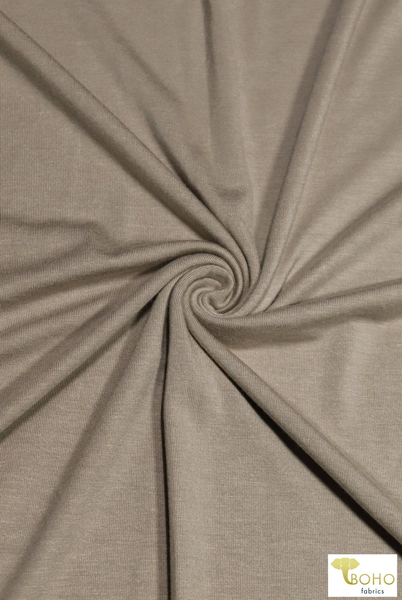 Almond Frappe, Heavy Rayon Spandex Knit. RJS-204 - Boho Fabrics
