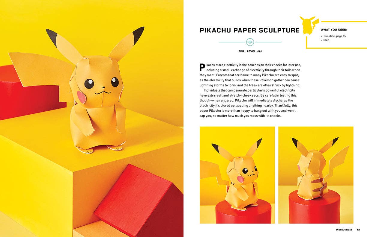 Amazing Pokémon Paper Crafts - SALE! - Boho Fabrics - Books
