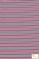 Americana Stripes, Swim Rib Knit. SWRB-102 - Boho Fabrics