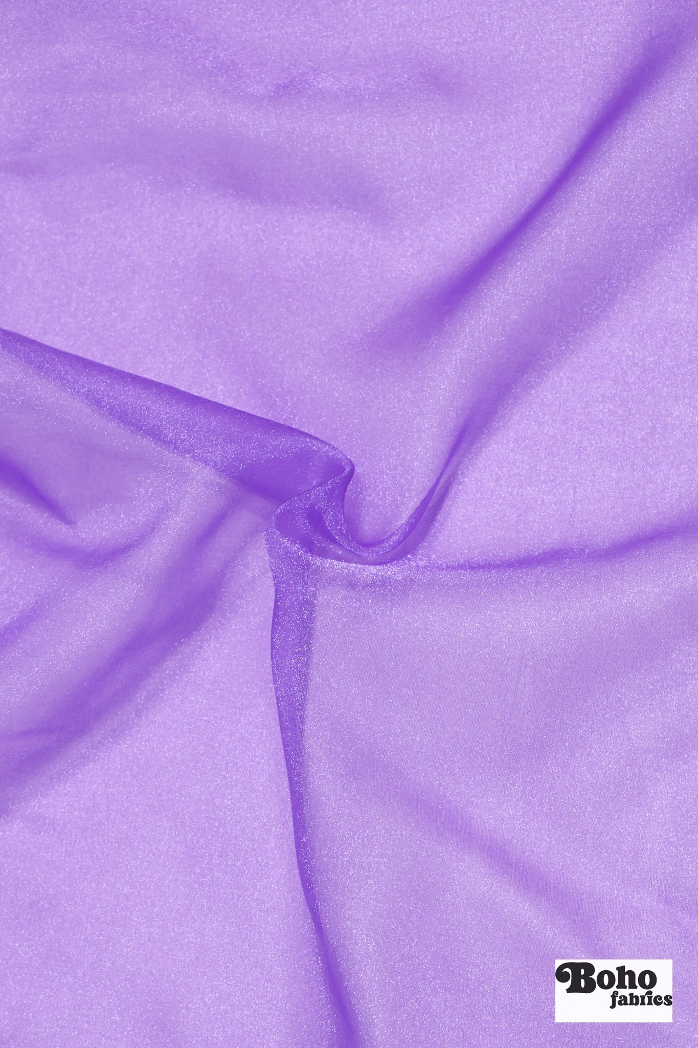 Amethyst, Organza Shimmer, 44" Woven Fabric - Boho Fabrics - Organza, Woven Fabric