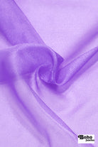 Amethyst, Organza Shimmer, 44" Woven Fabric - Boho Fabrics - Organza, Woven Fabric