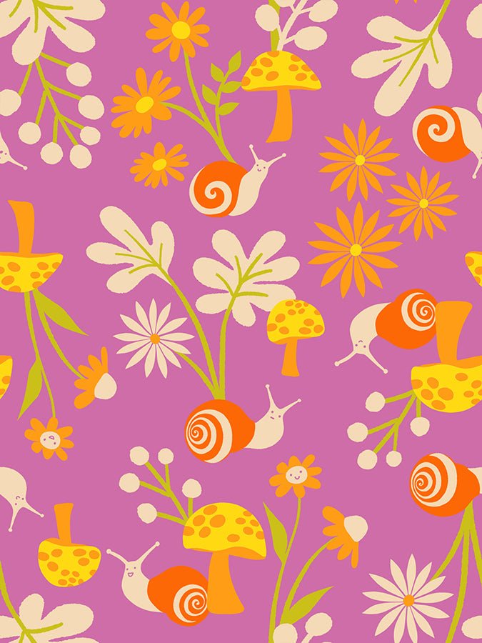 Animal Animal Heliotrope RS5163 15 Ruby Star1 - Boho Fabrics - Quilting Cotton, Woven