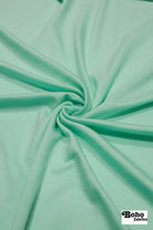 Aqua Rayon Spandex Knit Fabric - Boho Fabrics - Rayon Jersey Solid, Knit Fabric