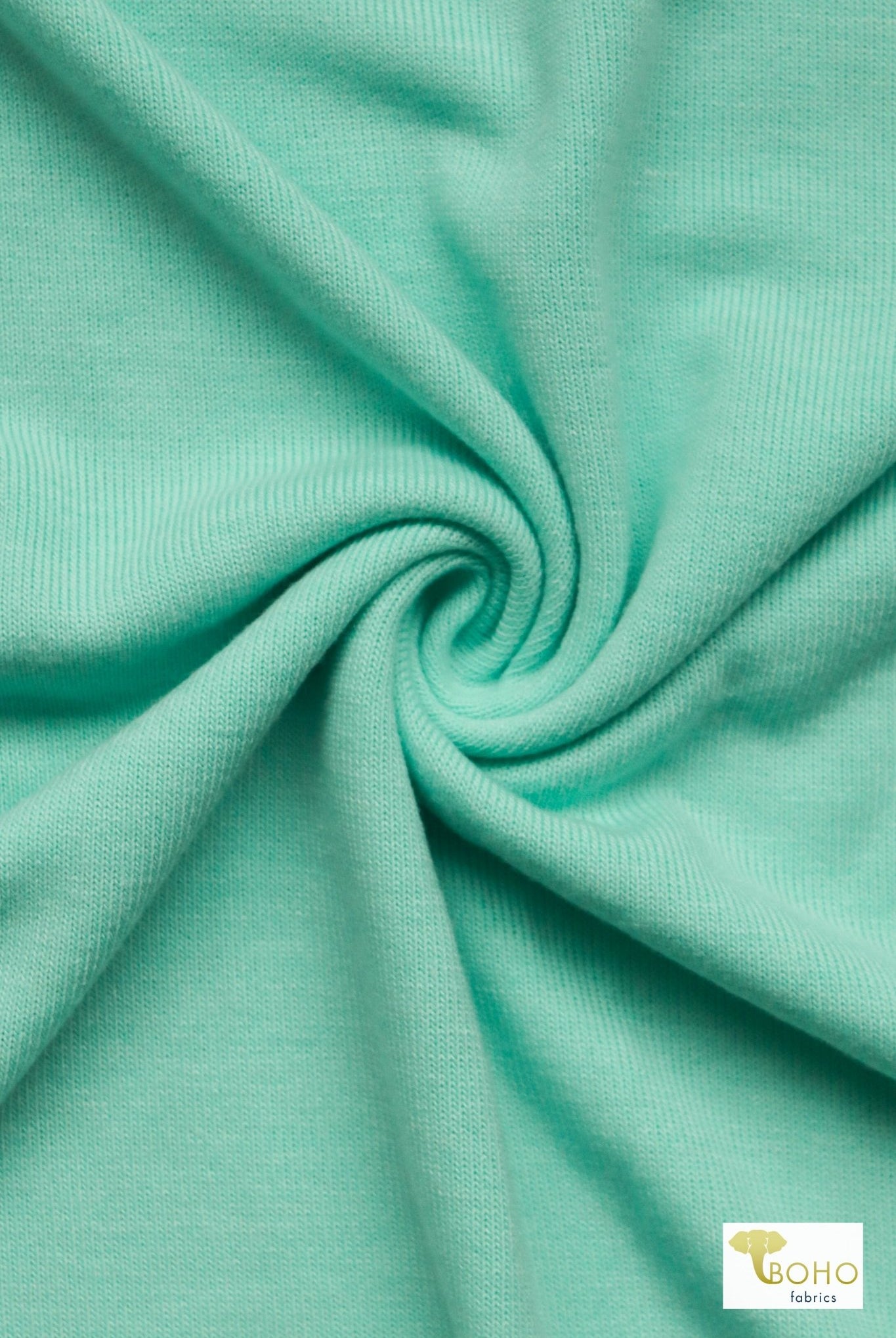 Aqua Sea, Sweater Knit - Boho Fabrics