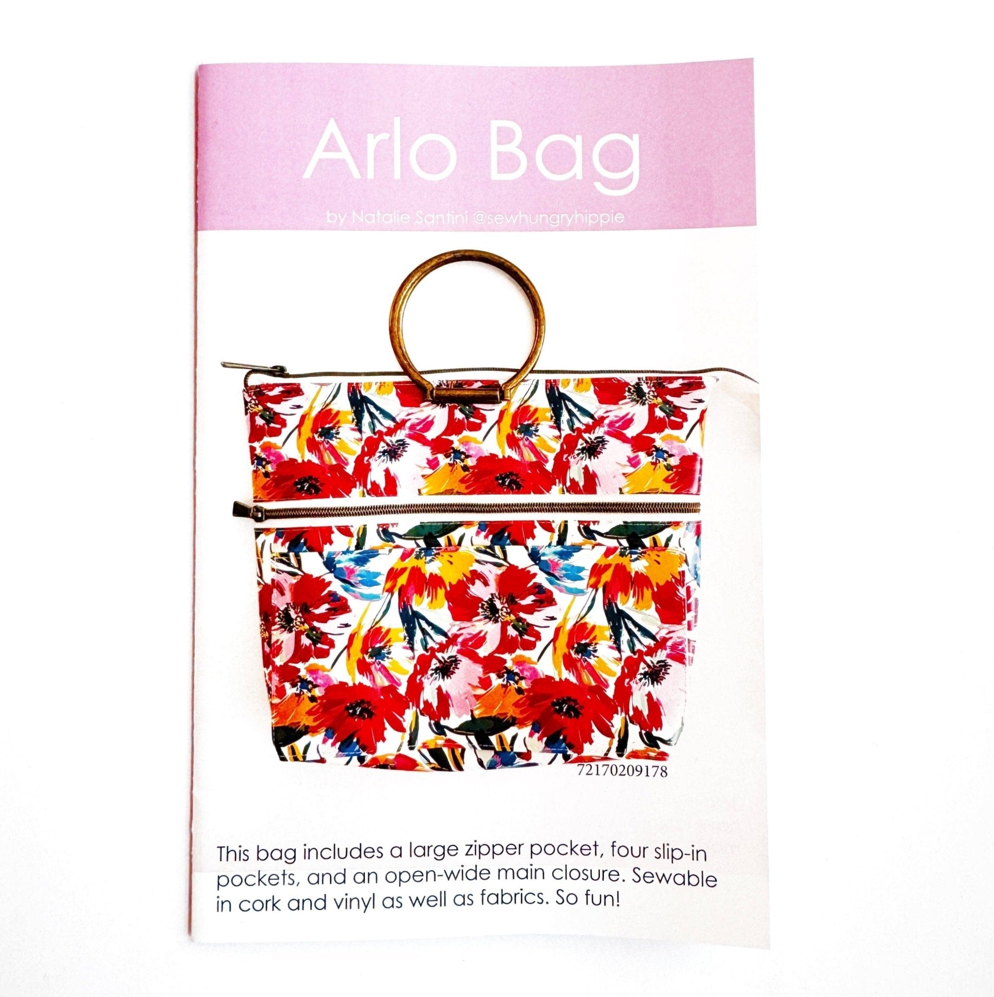 Arlo Bag printed sewing pattern - Boho Fabrics - Sewing Patterns