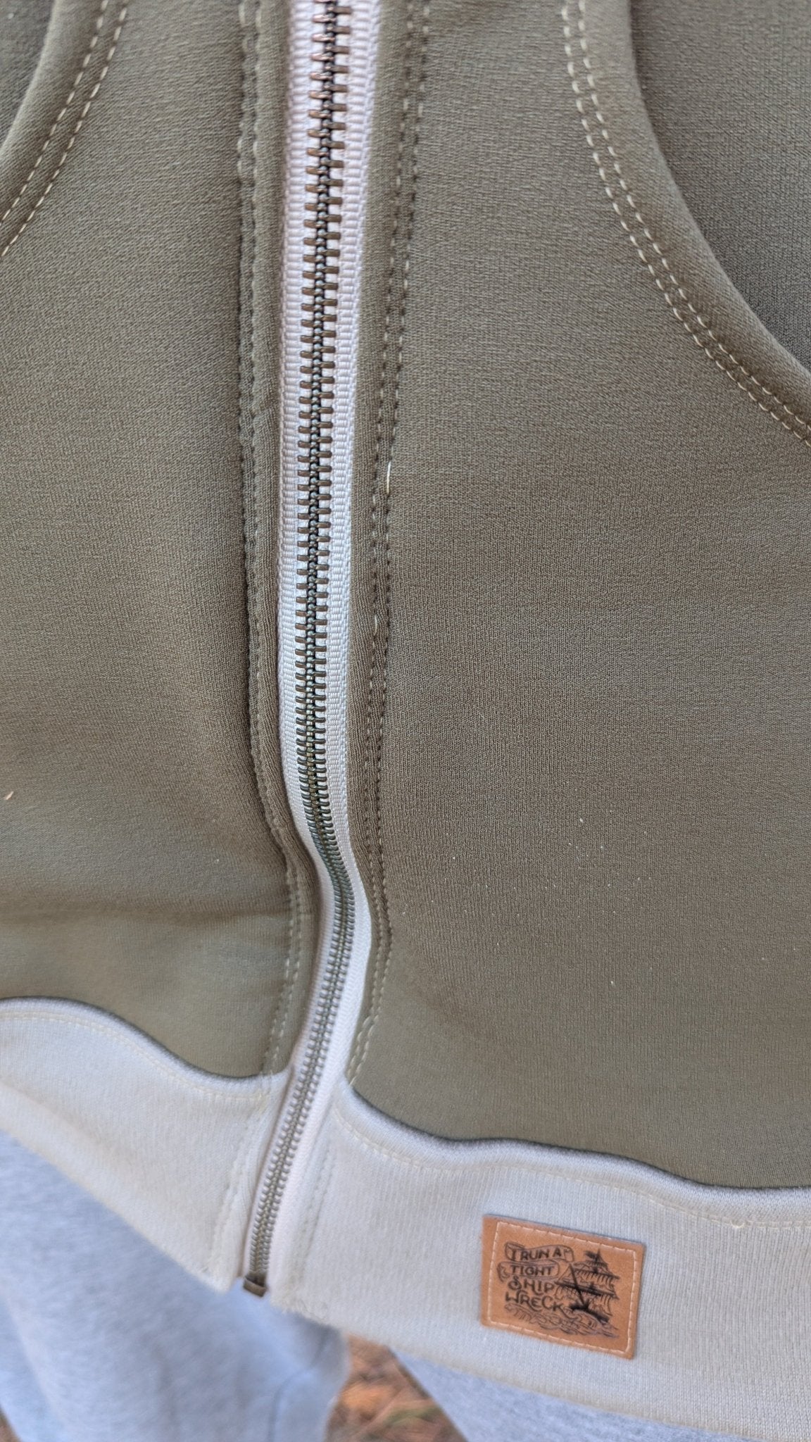 Army Olive, Power Stretch Pro Fleece - Backed Performance Fabric. 2nds - Boho Fabrics - Performance Fabrics