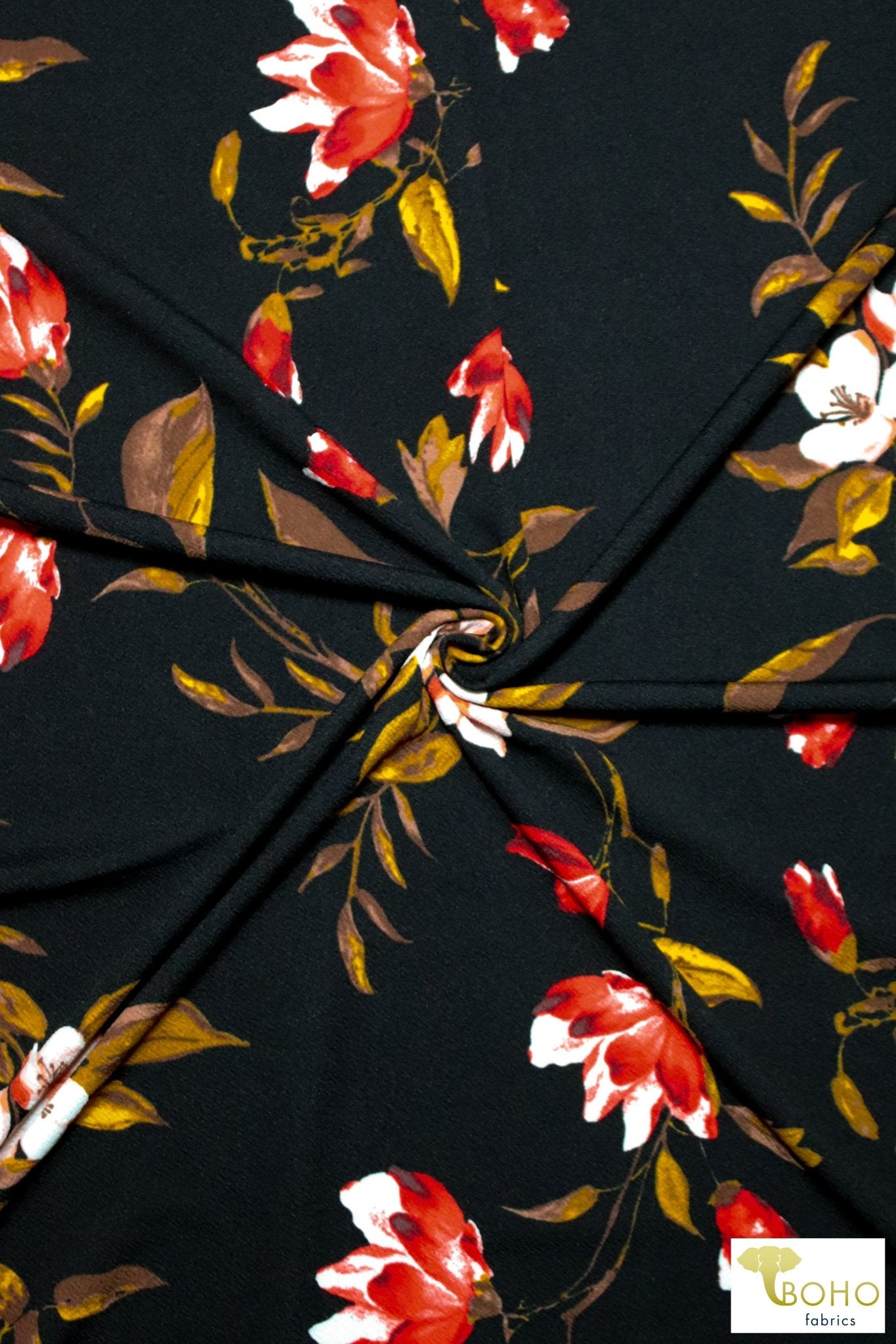 Autumn Magnolias, Liverpool Knit. LVR-102 - Boho Fabrics