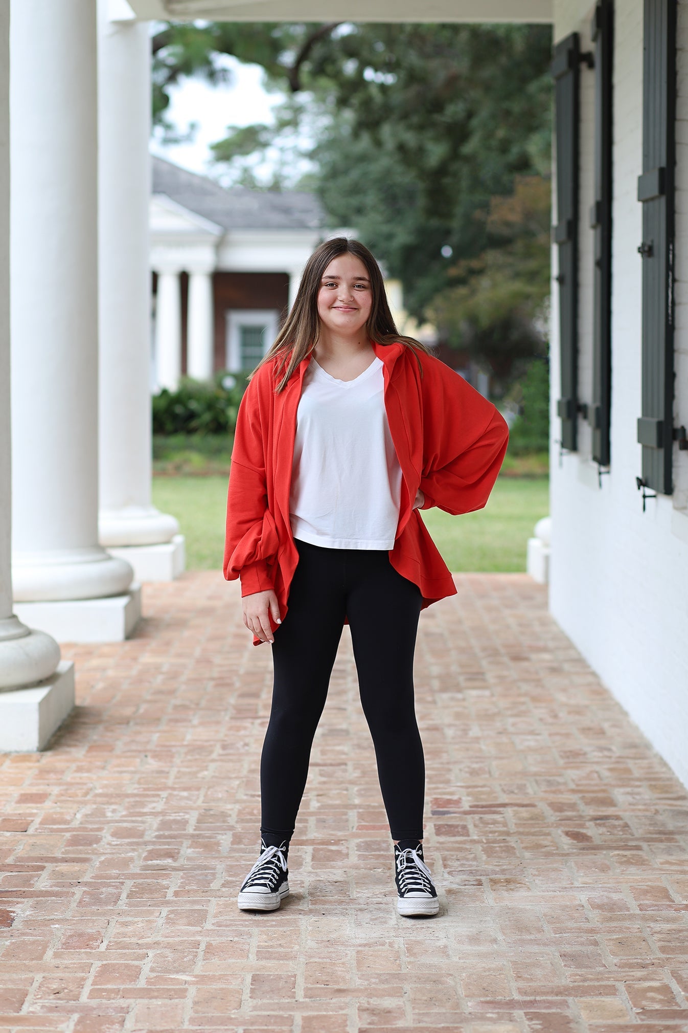 Bamboo French Terry, in Red Orange. Knit Fabric - Boho Fabrics - French Terry Solid Knit