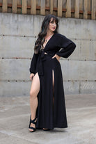 Bamboo Jersey: Soft Black. Knit Fabric - Boho Fabrics - Bamboo Jersey, Knit Fabric