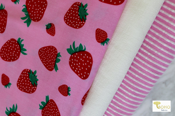 07/28/2023 Fabric Happy Hour! Strawberry Summer, Combo Bundle. READY TO SHIP!