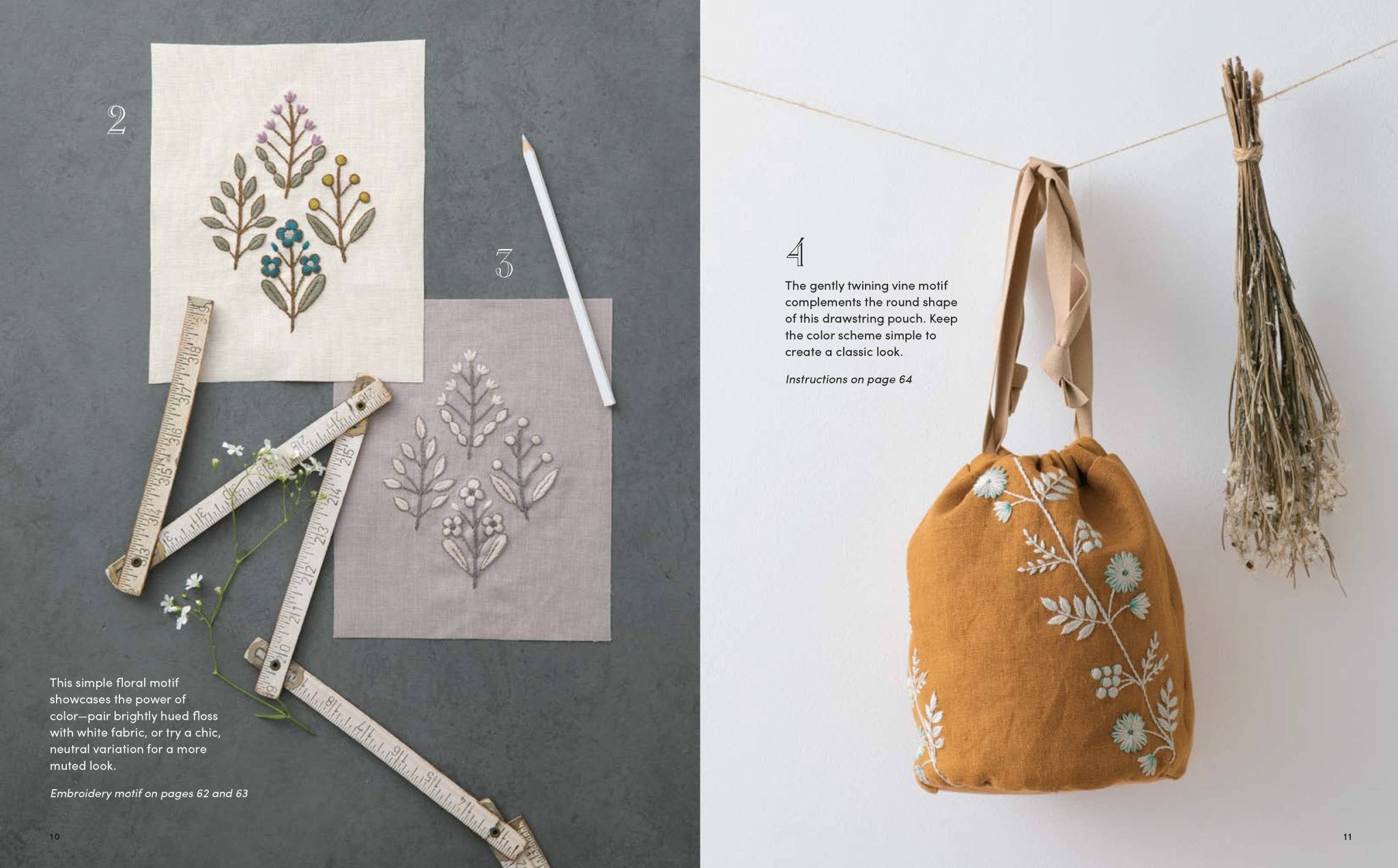 Beautiful Botanical Embroidery, Sewing Book - Boho Fabrics - Books