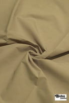 Beige Khaki Lightweight Cordura Nylon Fabric — Water - Resistant Designer Deadstock - Boho Fabrics - Performance Fabric, Woven