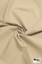 Beige Lightweight Cordura Nylon Fabric — Water - Resistant Designer Deadstock - Boho Fabrics - Performance Fabric, Woven