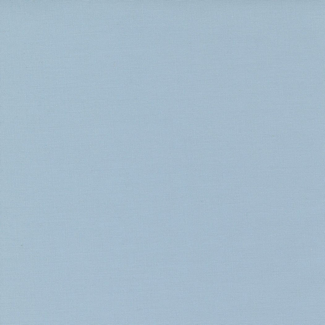 Bella Solids Bunny Hill Blue 9900 176 100% Cotton by Moda - Boho Fabrics - Quilting Cotton, Woven