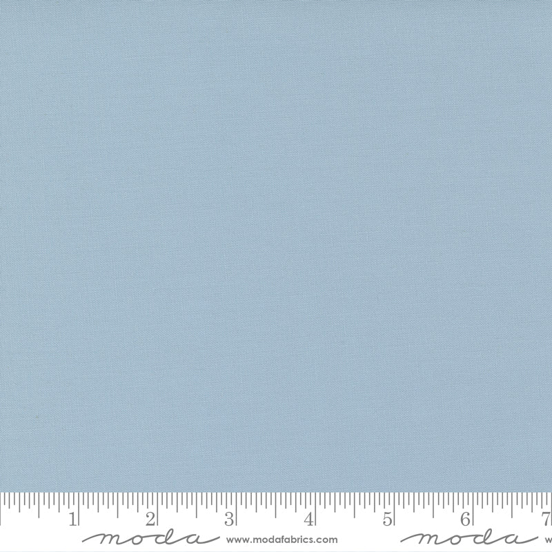 Bella Solids Bunny Hill Blue 9900 176 100% Cotton by Moda - Boho Fabrics - Quilting Cotton, Woven
